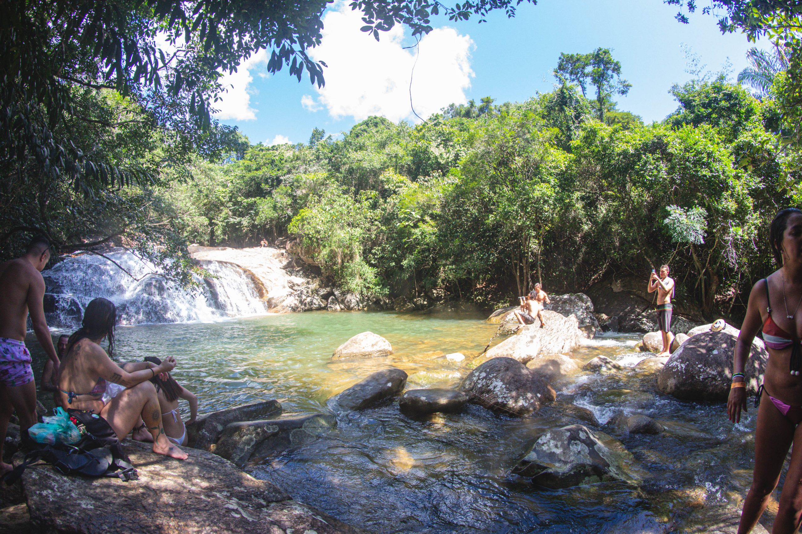 Cachoeira da Praia Grande, Pouso da Cajaiba
