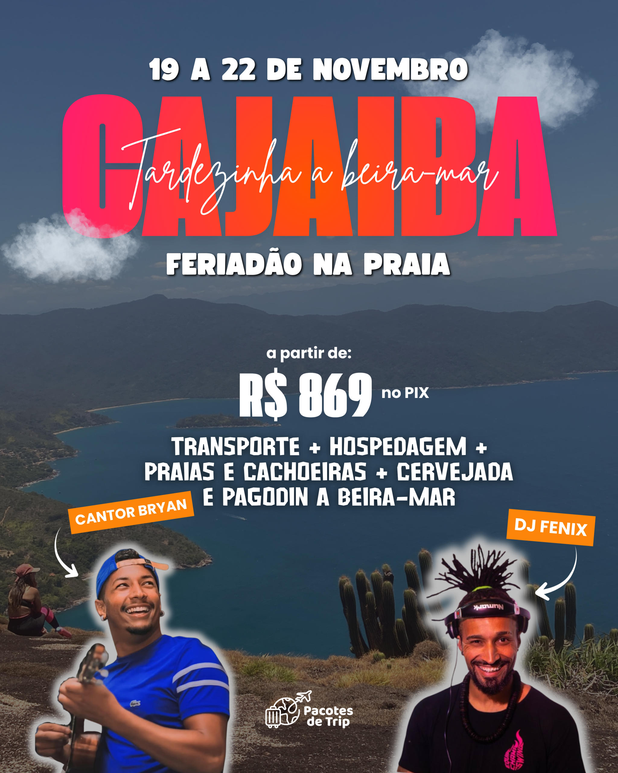 Praia do Pouso da Cajaiba em Paraty