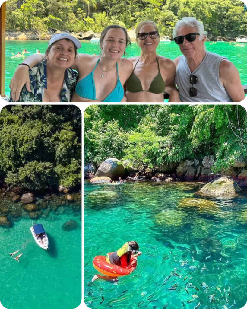 Ilha dos cocos e passeio de barco em Paraty