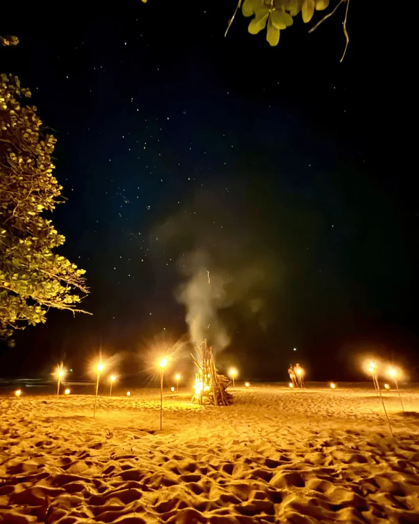 São João - Praia do Sono - Festa Junina - fogueira na Praia